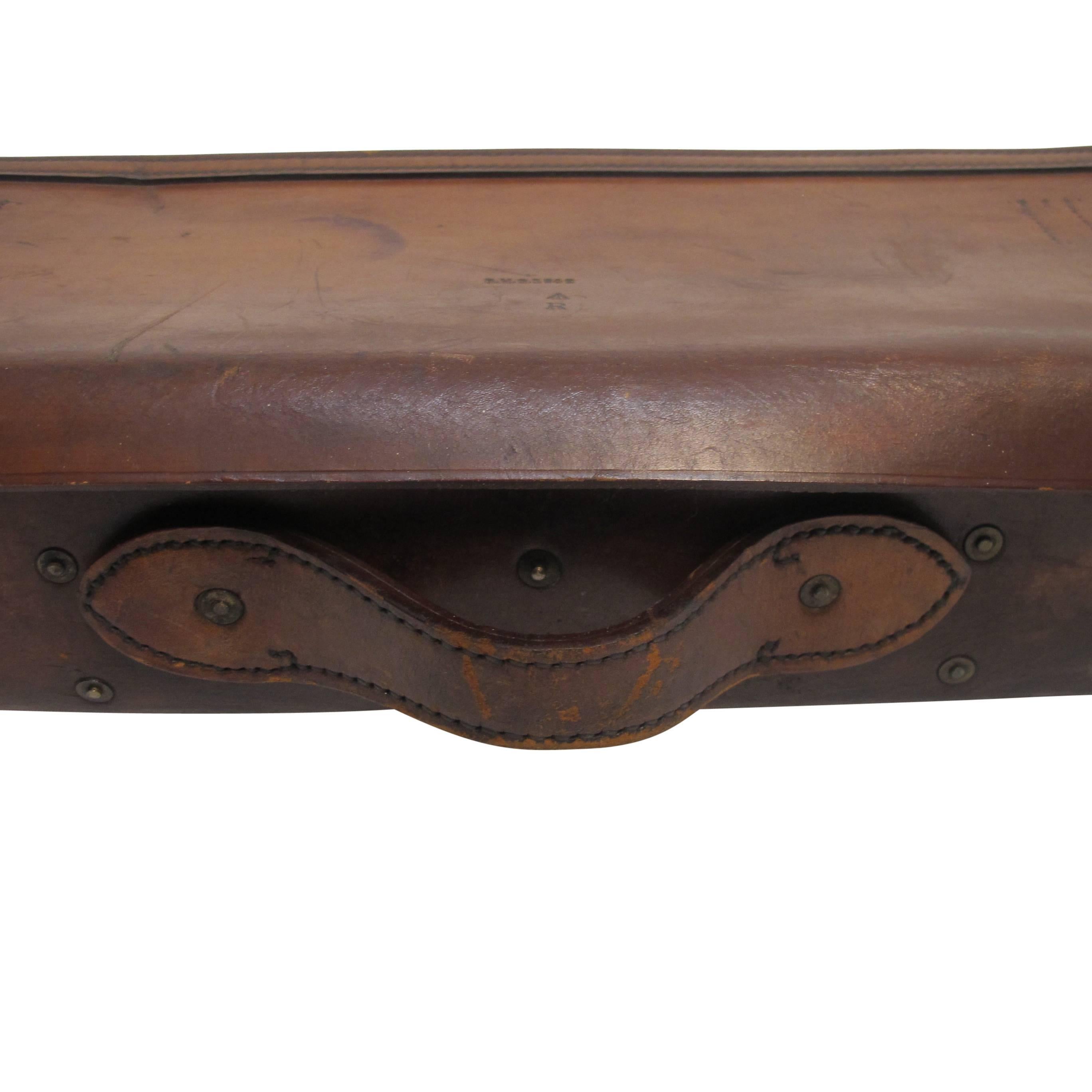 Gentleman's Leather Ammo Box, English 19th Century 2