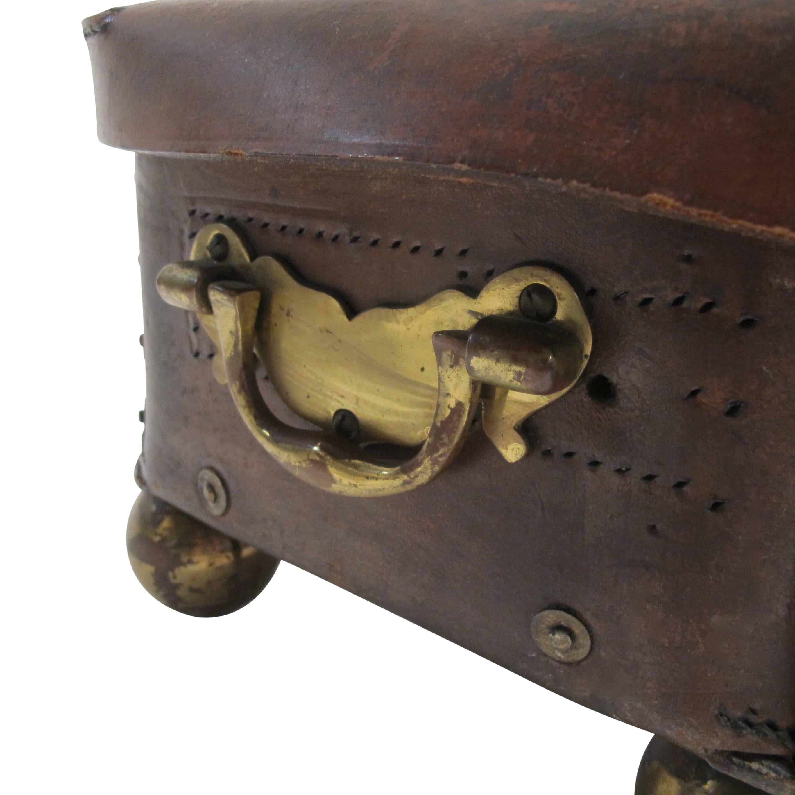 Gentleman's Leather Ammo Box, English 19th Century 3