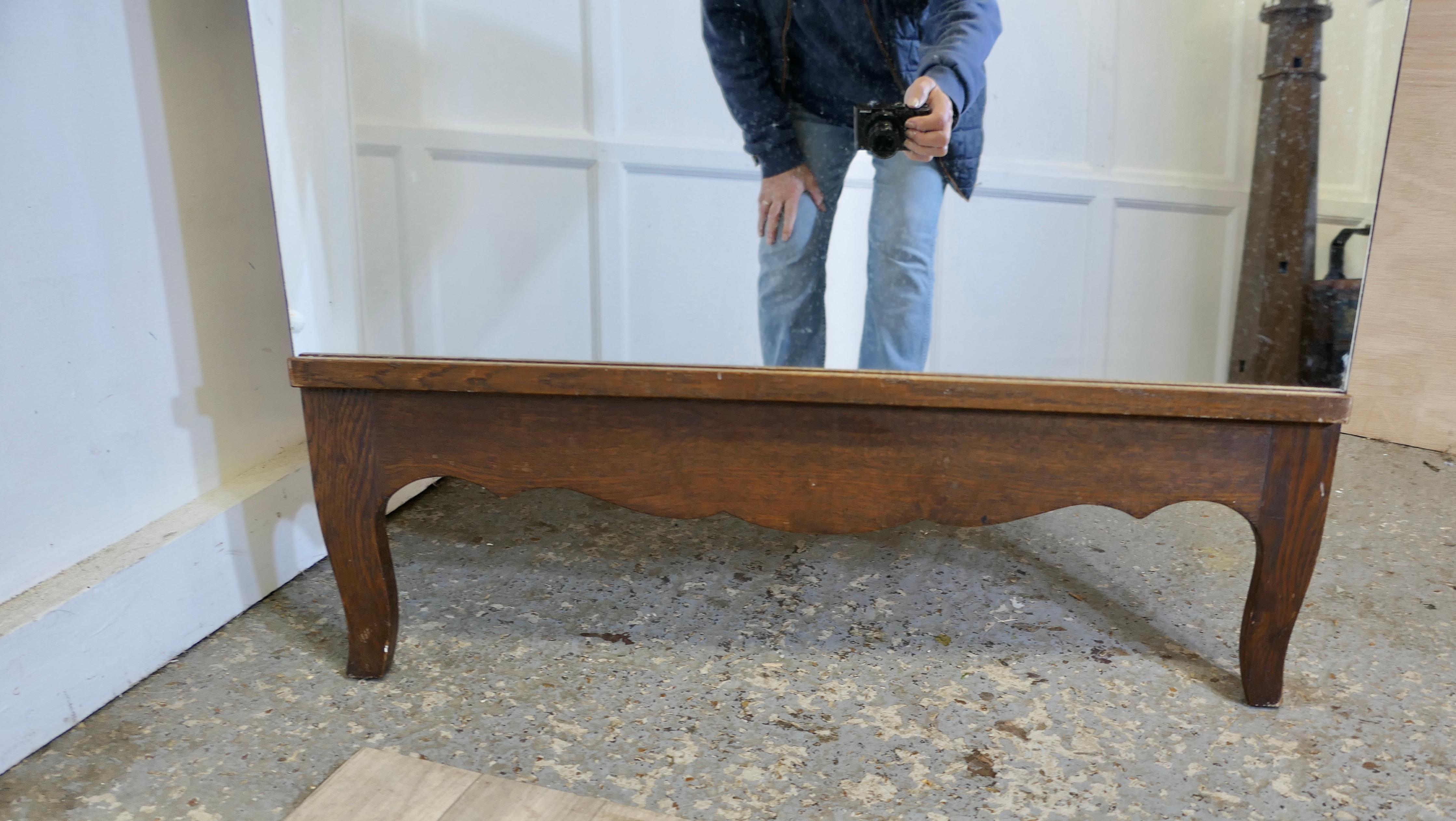 Inizio XX secolo Specchio da toeletta Cheval di Gentleman's Outfitters in vendita