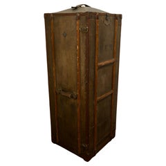 Antique Gentleman’s Portmanteau, Steamer Trunk by Morits Madler, Safari Wardrobe   