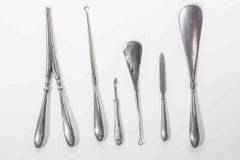 Gentleman’s Silver and Silver-Plated Grooming and Vanity Set, 20th Century