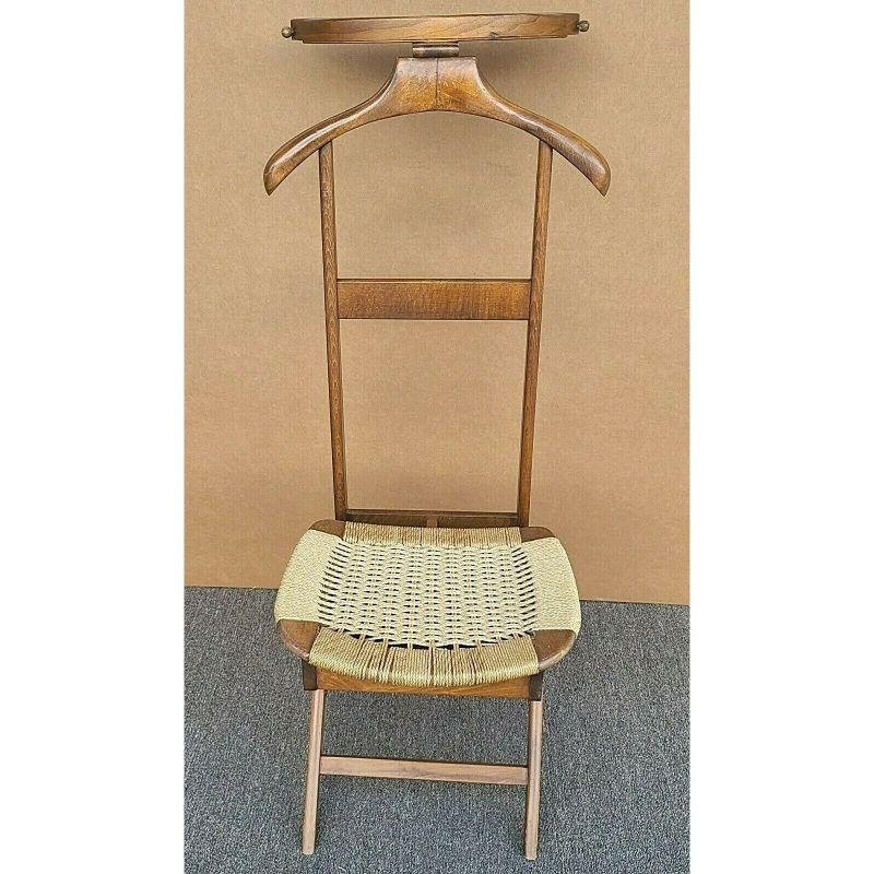 For FULL item description click on CONTINUE READING at the bottom of this page.

Offering one of our recent Palm Beach Estate Fine Furniture Acquisitions of a
Hans Wegner Danish Modern Style men’s gentleman's valet chair Yugoslavia.
Approximate