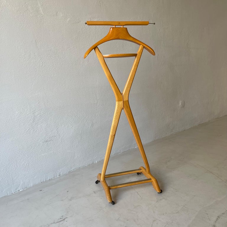 Brass Gentleman's Valet Stand by Ico Parisi and Fratelli Reguitti, Italy 1950s For Sale
