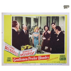 Vintage Gentlemen Prefer Blondes, Unframed Poster, 1953
