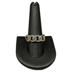 Gents Diamond Cuban Ring in 10kt Yellow Gold -0.50ctw Diamonds, Size 10, New