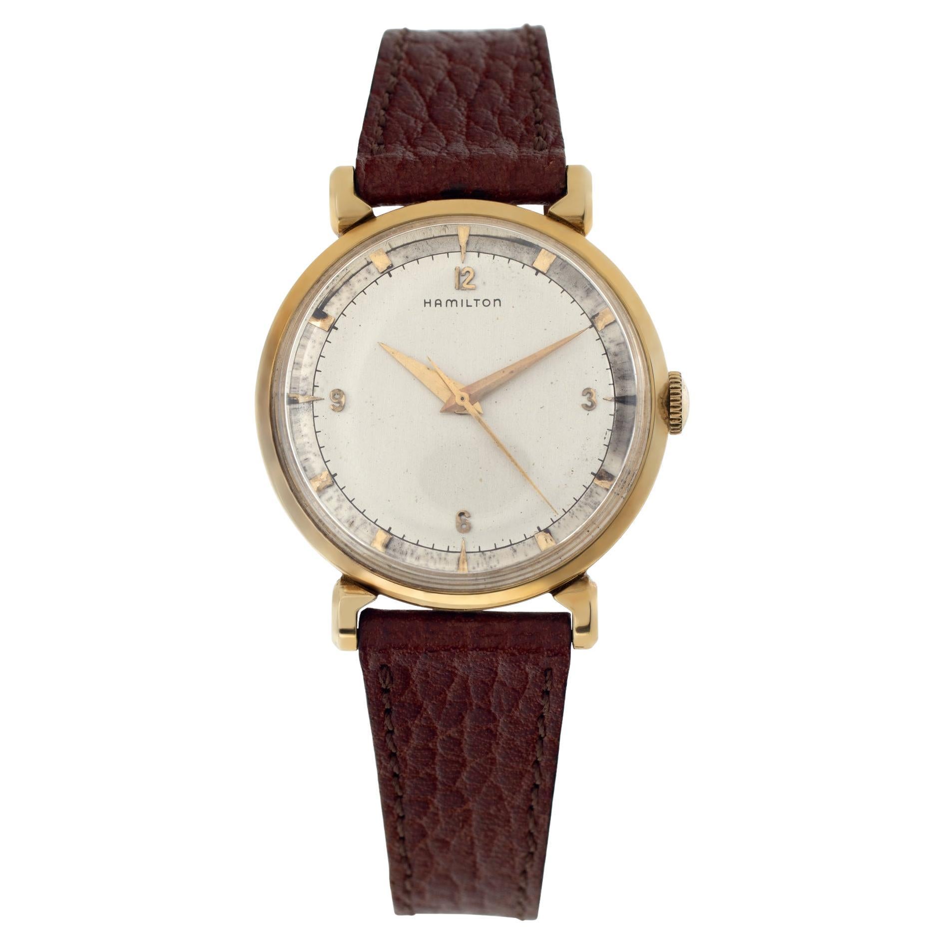 Reloj de pulsera manual Hamilton Fleetwood para caballero Ref W503411