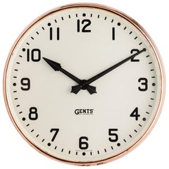 Vintage Gents of Leicester Copper Clock, England, circa 1940