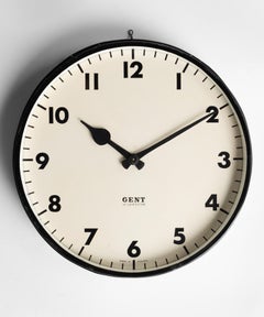 Gents of Leicester Factory Clock, England, circa 1940