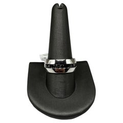 Gents Sterling Silver Black Diamond Ring - 1.50ctw, Size 10, New