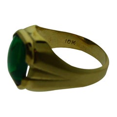 Gent's Vintage Art Deco Solid Yellow Gold Ring N.O.S., circa 1940s