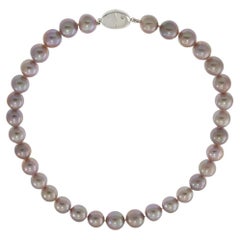 Genuine 11–14MM Pink Pearl Strand 18" Necklace