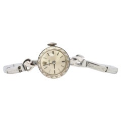 Vintage Genuine 14k Rolex Watch. 14k WG Ladies 9823 Dainty 1950s Ladies Rolex