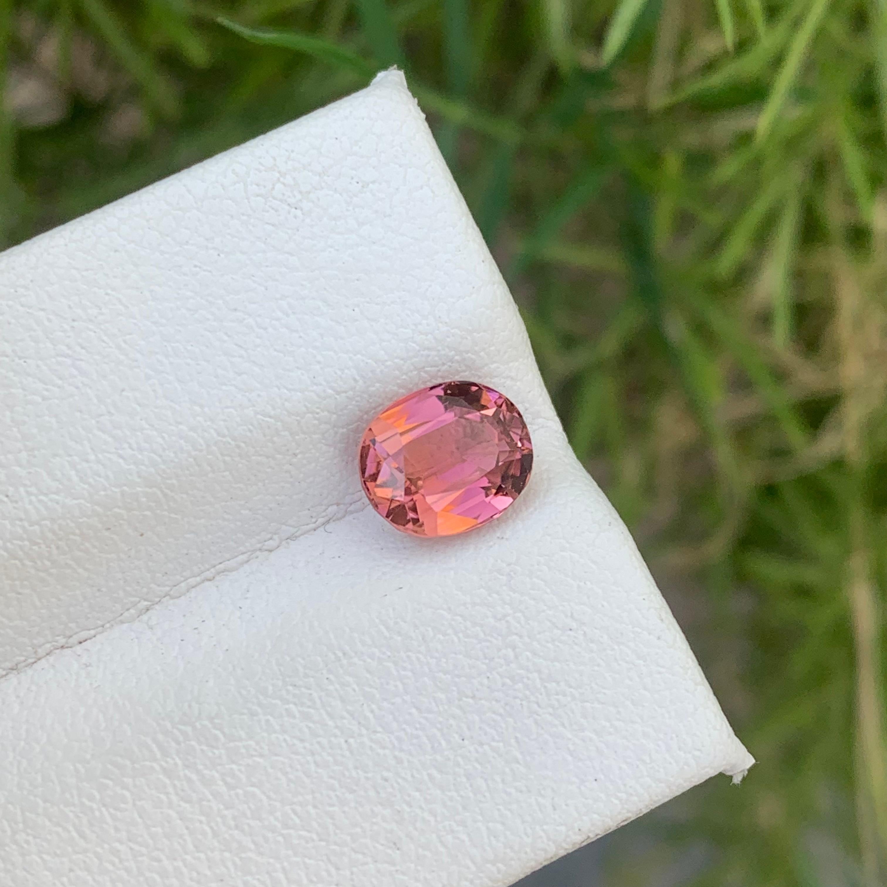 Genuine 1.70 Carat Natural Loose Pink Tourmaline Gemstone from Afghanistan Mine  For Sale 5