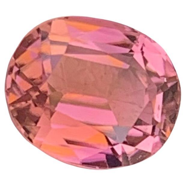 Genuine 1.70 Carat Natural Loose Pink Tourmaline Gemstone from Afghanistan Mine  For Sale