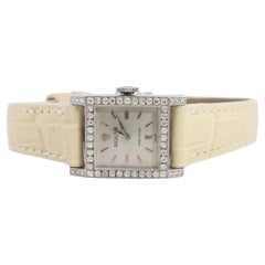 Genuine 18k Rolex 9356 Precision . 18k Gold Ladies Diamond Rolex Manual Watch