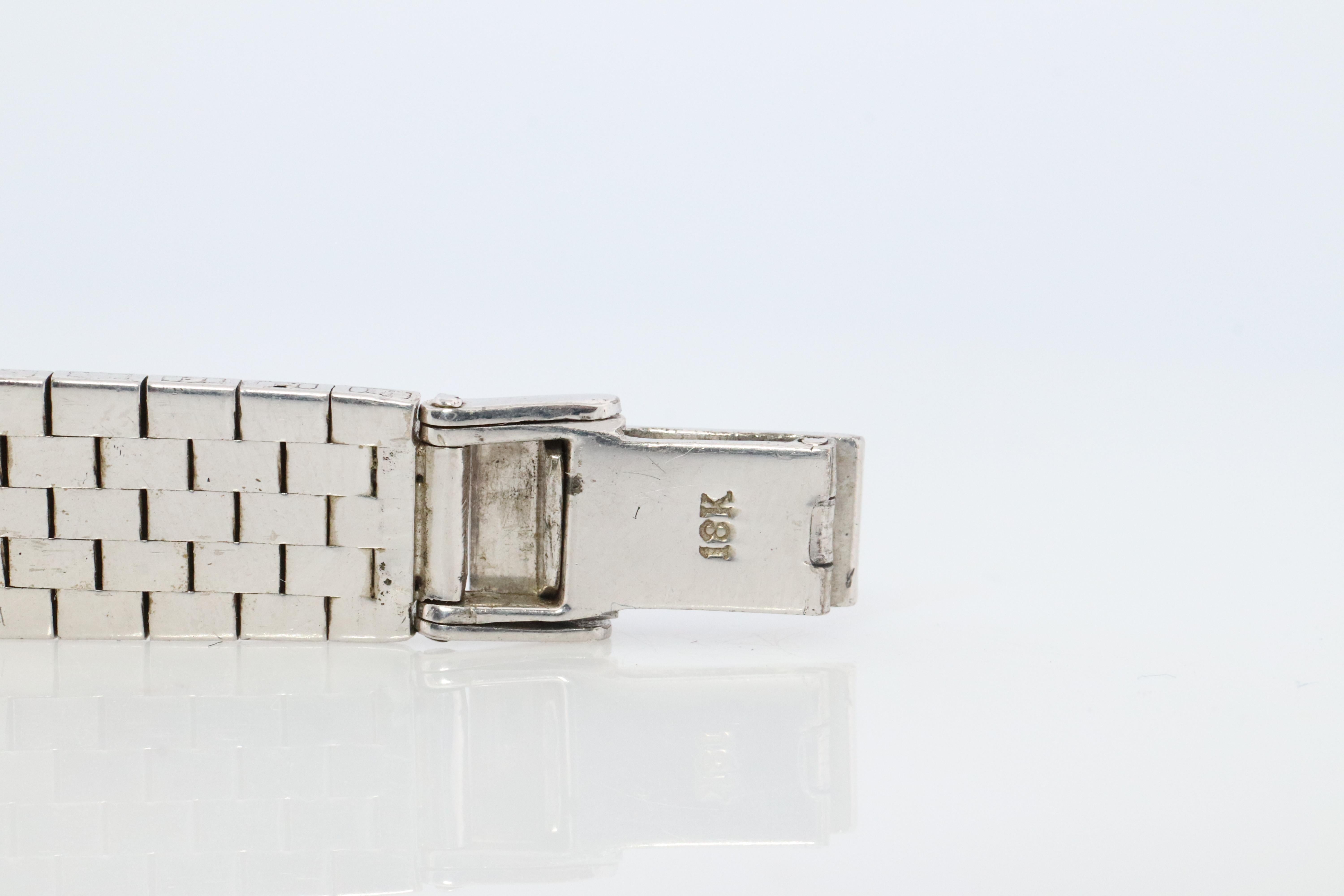 Genuine 18k Rolex Orchid Watch. 18k WG Ladies 2032 Dainty 1960s Ladies Rolex For Sale 5