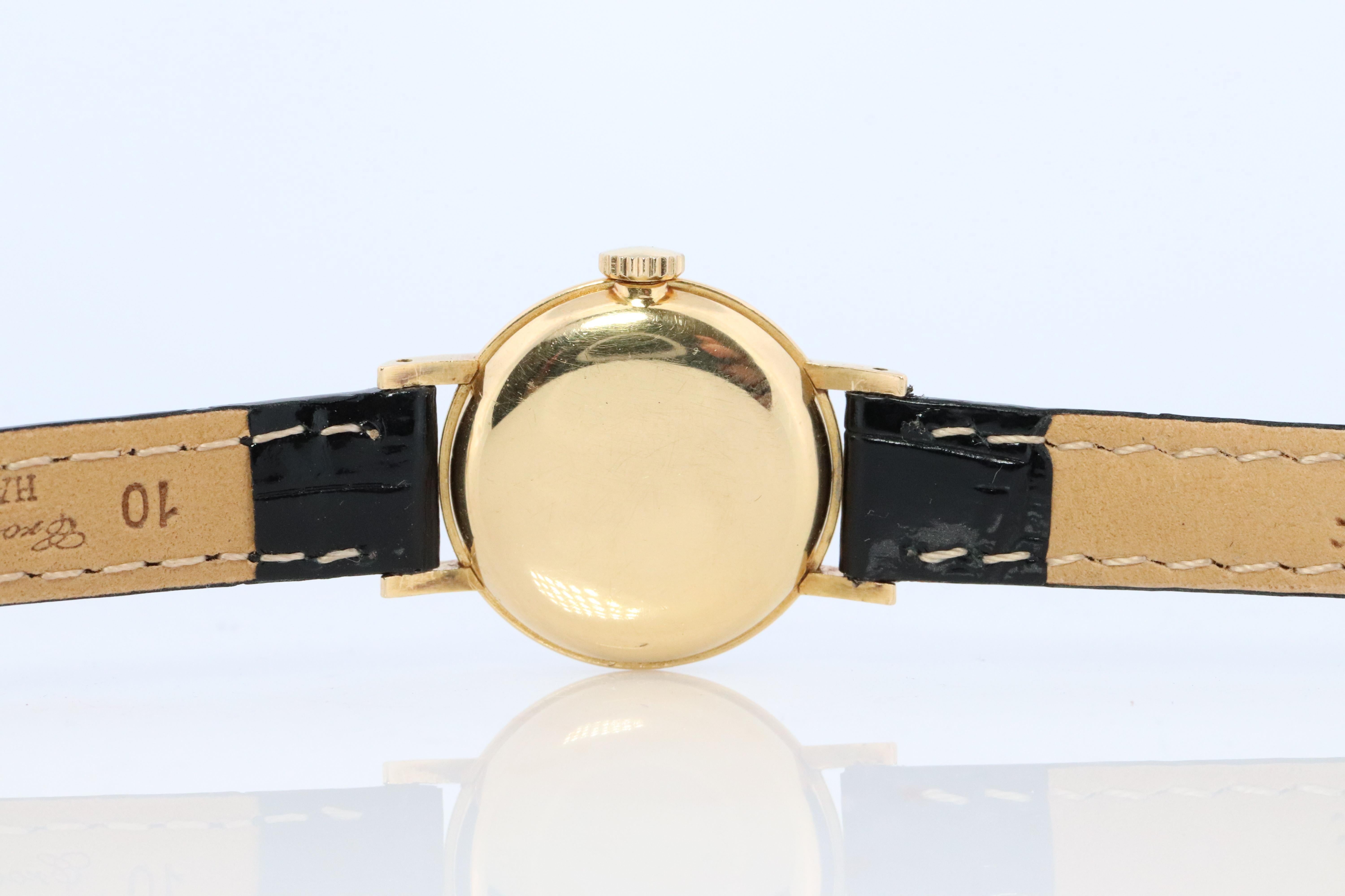 Genuine 18k Rolex Precision Watch. 18k Gold Ladies 2608 Rolex Manual Watch 1