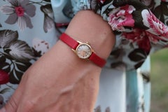 Genuine 18k Rolex Precision Watch. 18k YG Ladies 8648 Dainty 1940s Ladies Rolex