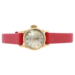 Montre précision Rolex 18 carats véritable, 18 carats YG pour femmes 8648 Dainty 1940s Ladies Rolex