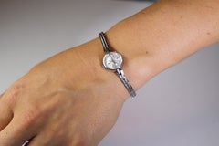 Genuine 18k Rolex Watch. 18k WG Ladies 2633 Dainty 1970s Ladies Rolex