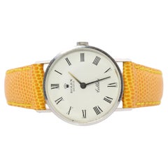 Genuine 18k Rolex Watch. 18k WG Ladies Rolex CELLINI 3810 Round WristWatch
