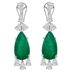 Diamond Dangle Earrings