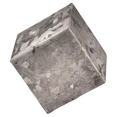 Antique Genuine 2.23 Lb. Campo del Cielo Meteorite Cube // 4.6 Billion Years Old
