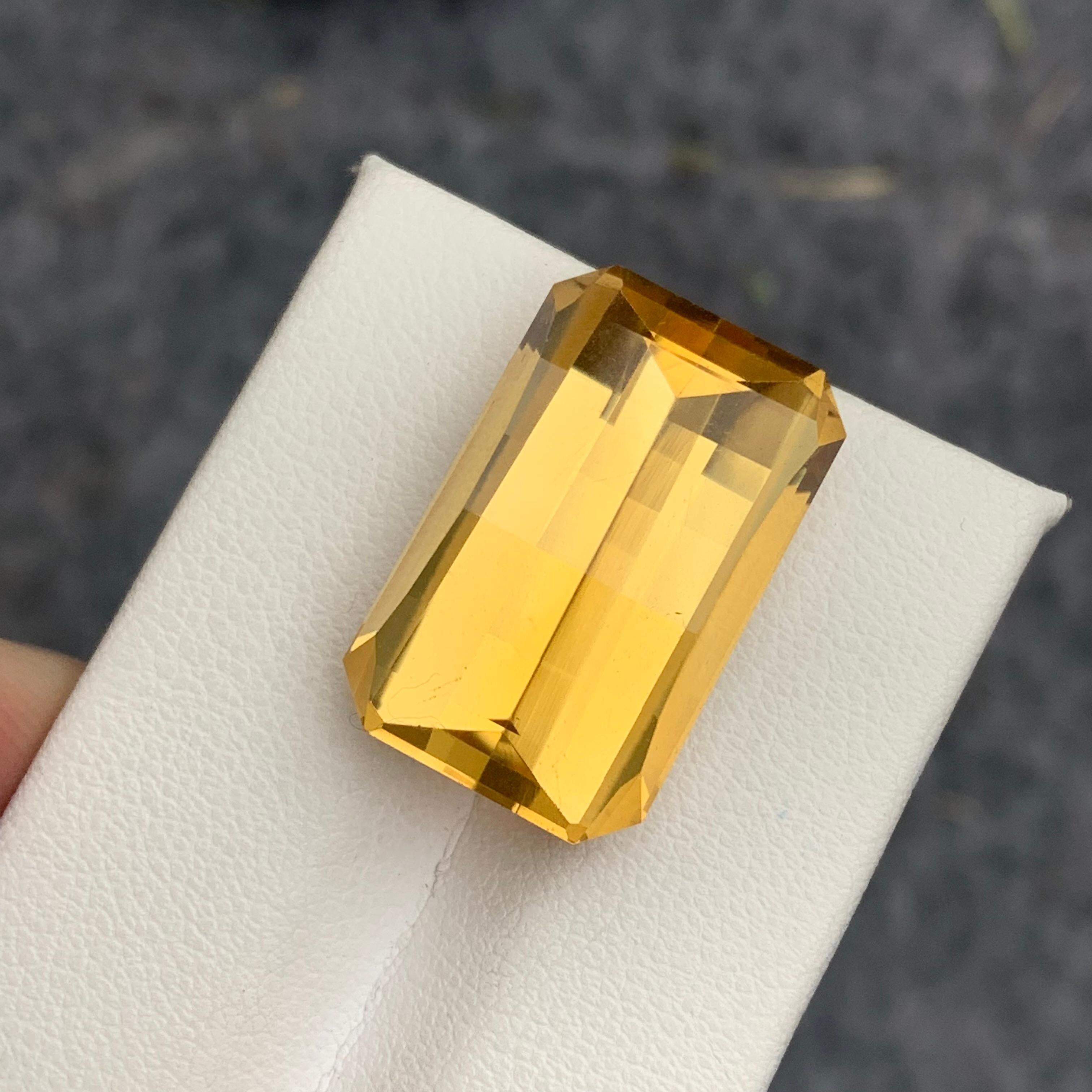 Gemstone Type : Citrine
Weight : 24.15 Carats
Dimensions : 20.2x13.8x11.1 mm
Clarity : Loupe Clean
Origin : Brazil
Color: Yellow
Shape: Emerald
Cut: Pixel Cut, Bar Cut
Certificate: On Demand
Month: November
.
The Many Healing Properties of