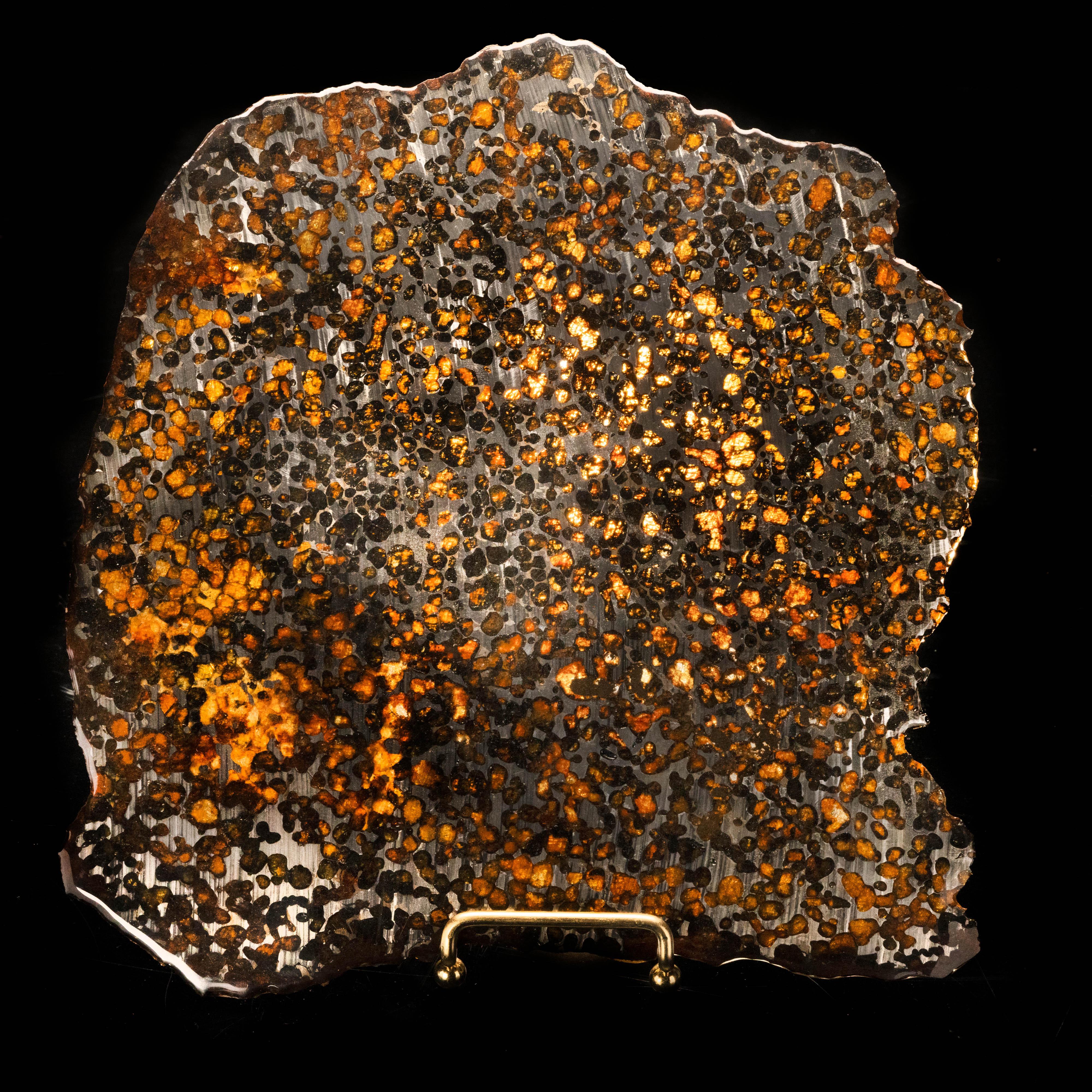 Metal Genuine 536 Gram Sericho Meteorite Slice // 4.5 Billion Years Old