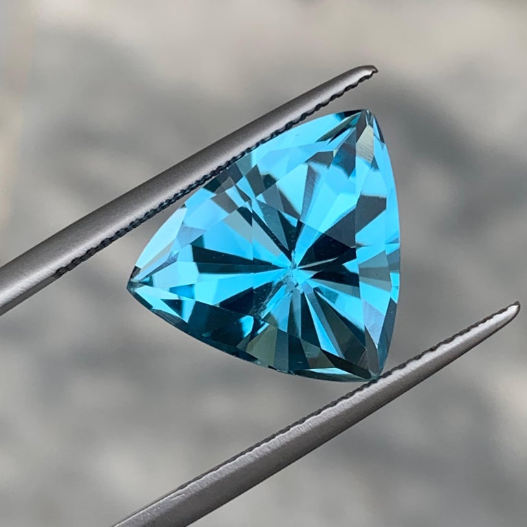 Genuine 9 0 Carat Trillion Cut Loose Blue Topaz From Brazil Available genuine-9-0-carat-trillion-cut-loose-blue-topaz-from-brazil-available