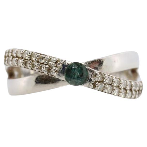 Genuine Alexandrite Ring. 900 Platinum setting round Natural ALEXANDRITE ring