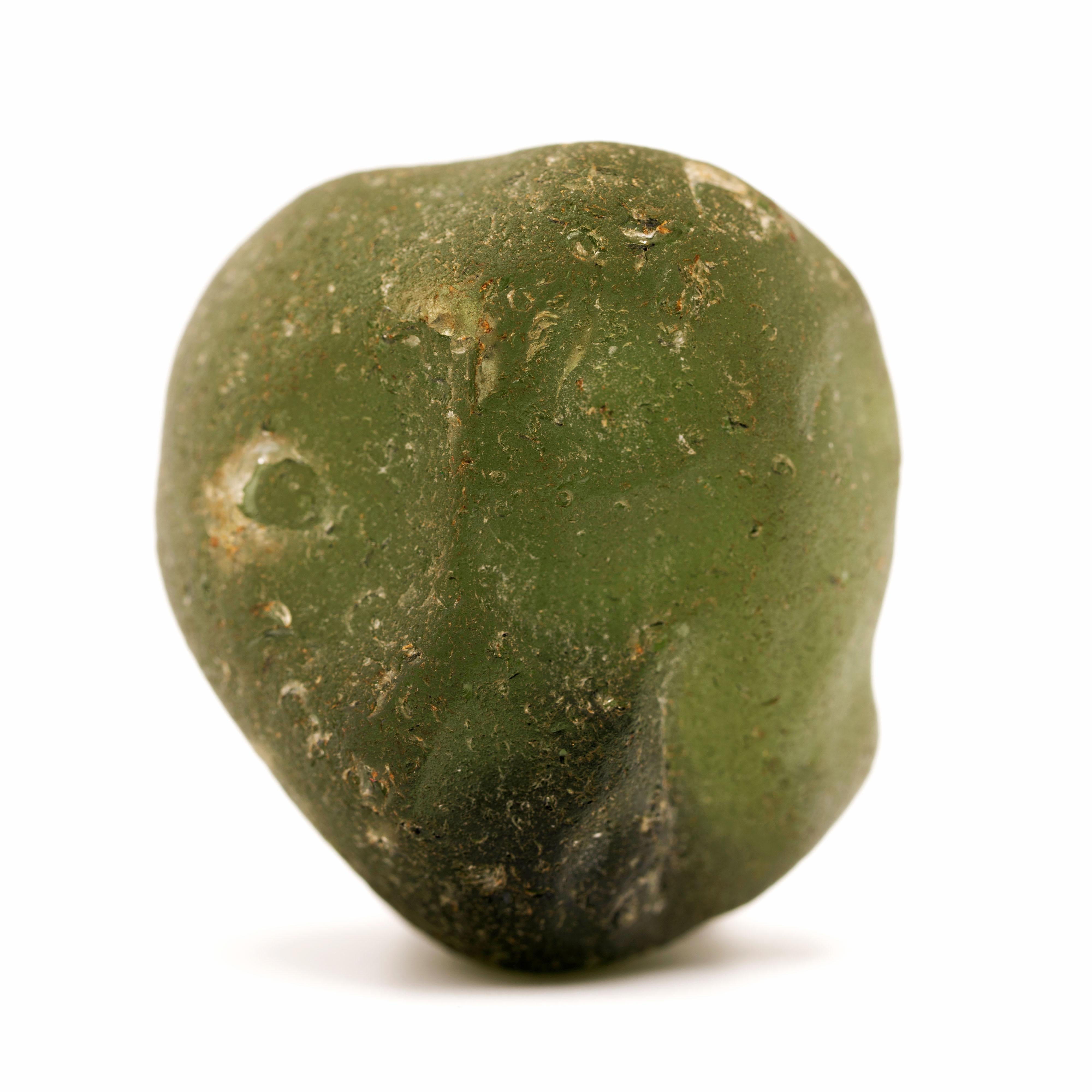 green stone from meteorite