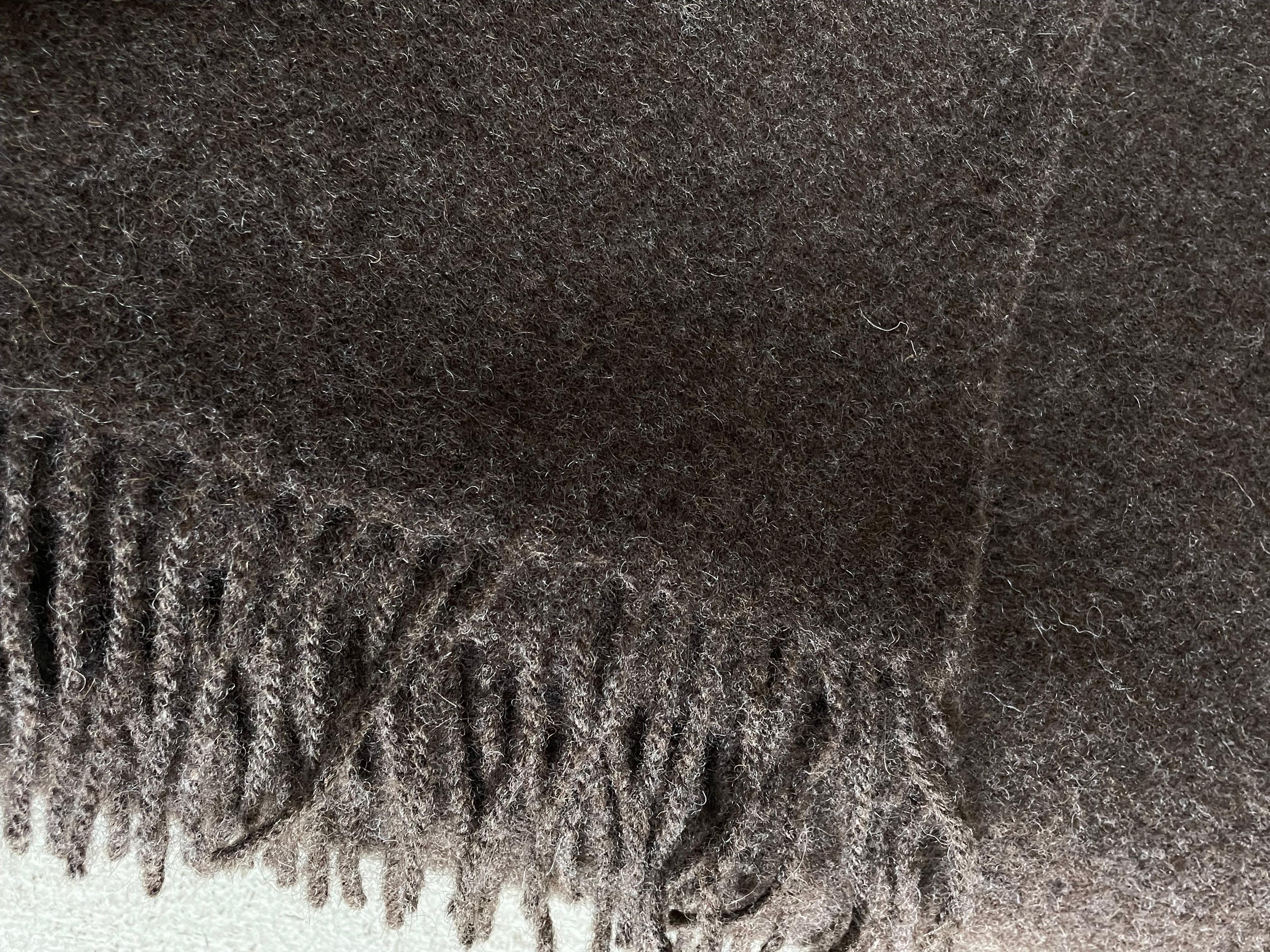 Genuine Alpaca and Wool Throw For Sale 1