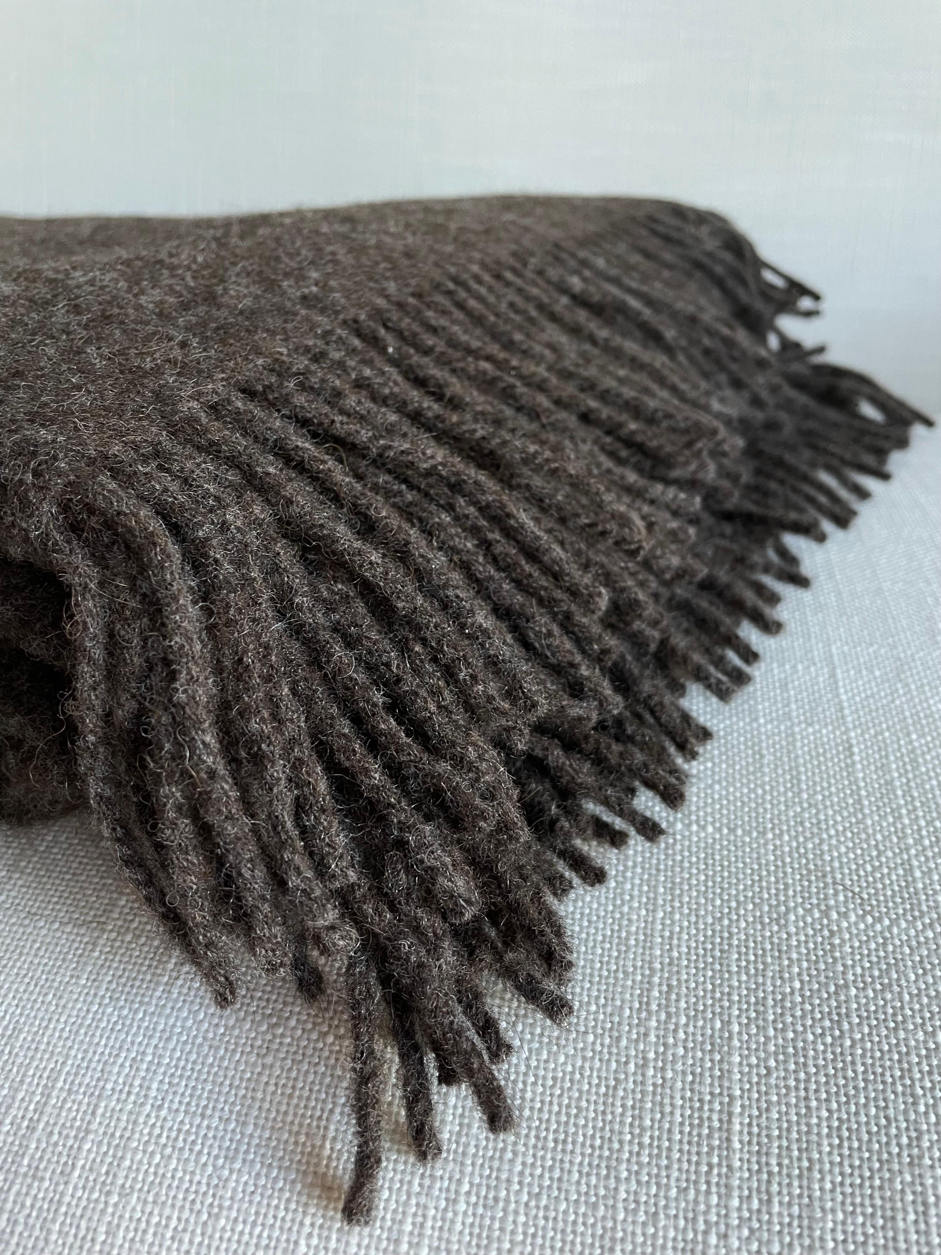 Genuine Alpaca and Wool Throw For Sale 3