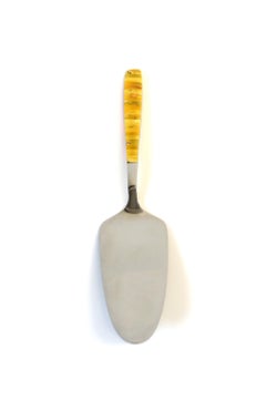 Genuine Amber Cake Server Pie Cutter Stainless French Arcoroc