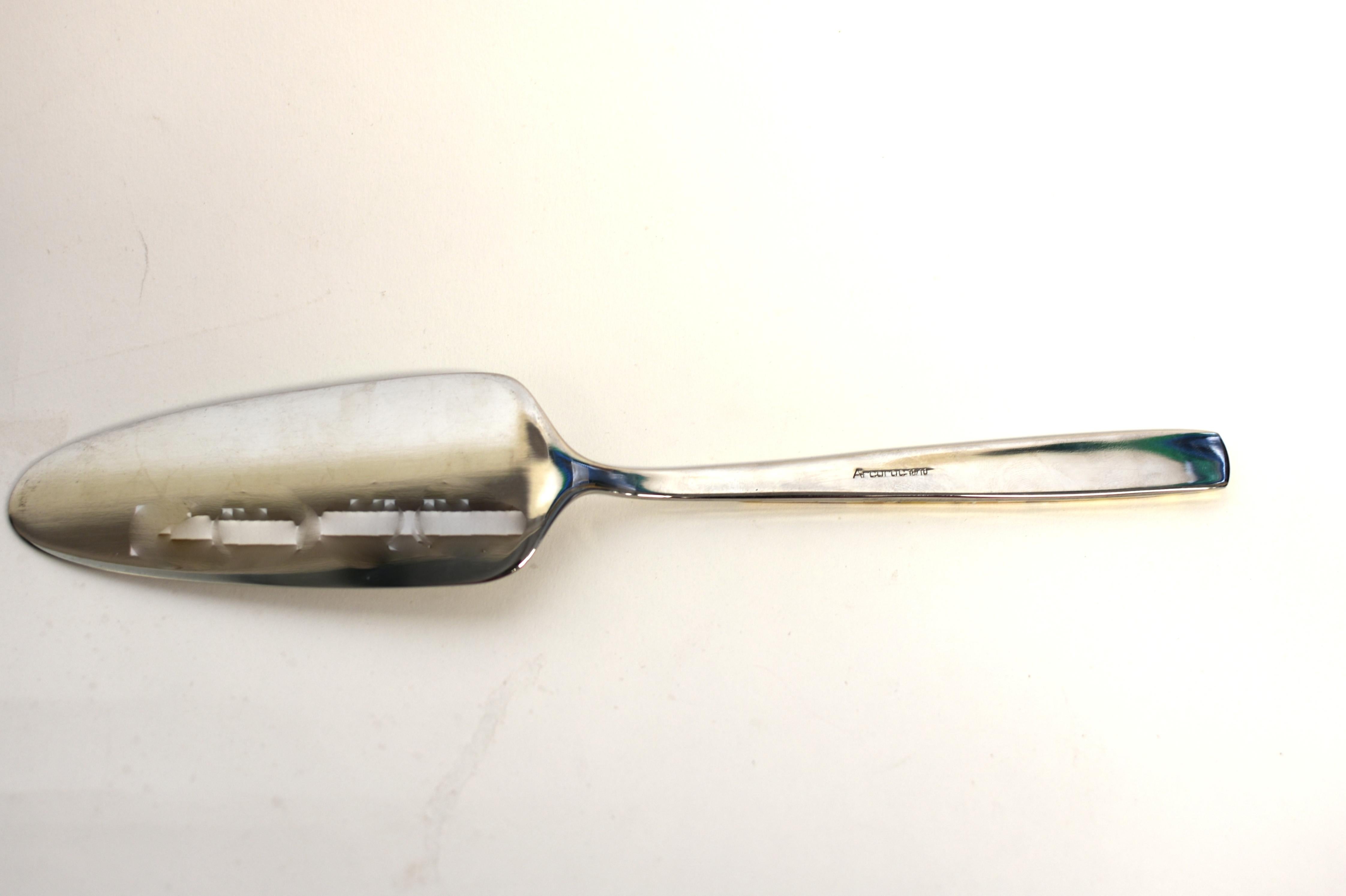 Acciaio inossidabile Genuine Amber Cake Server Pie Cutter Stainless in vendita
