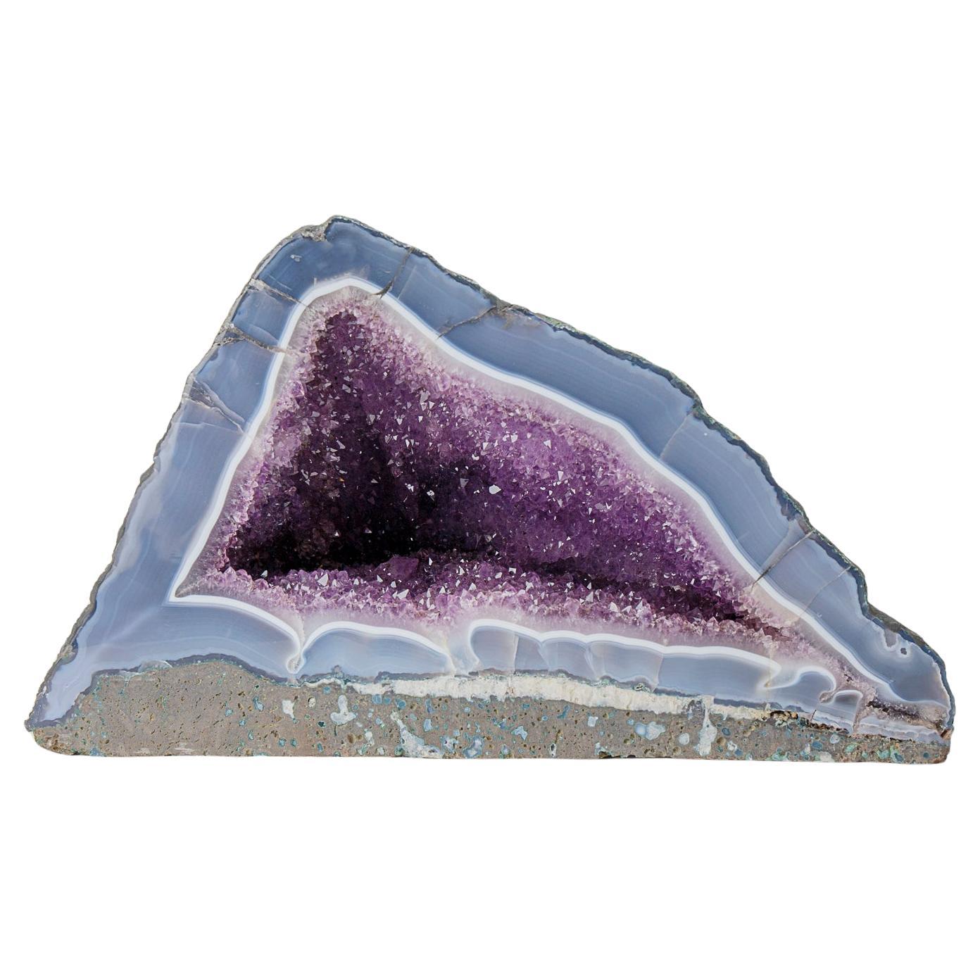 Geoda de racimo de amatista auténtica de Brasil  (43,8 libras)