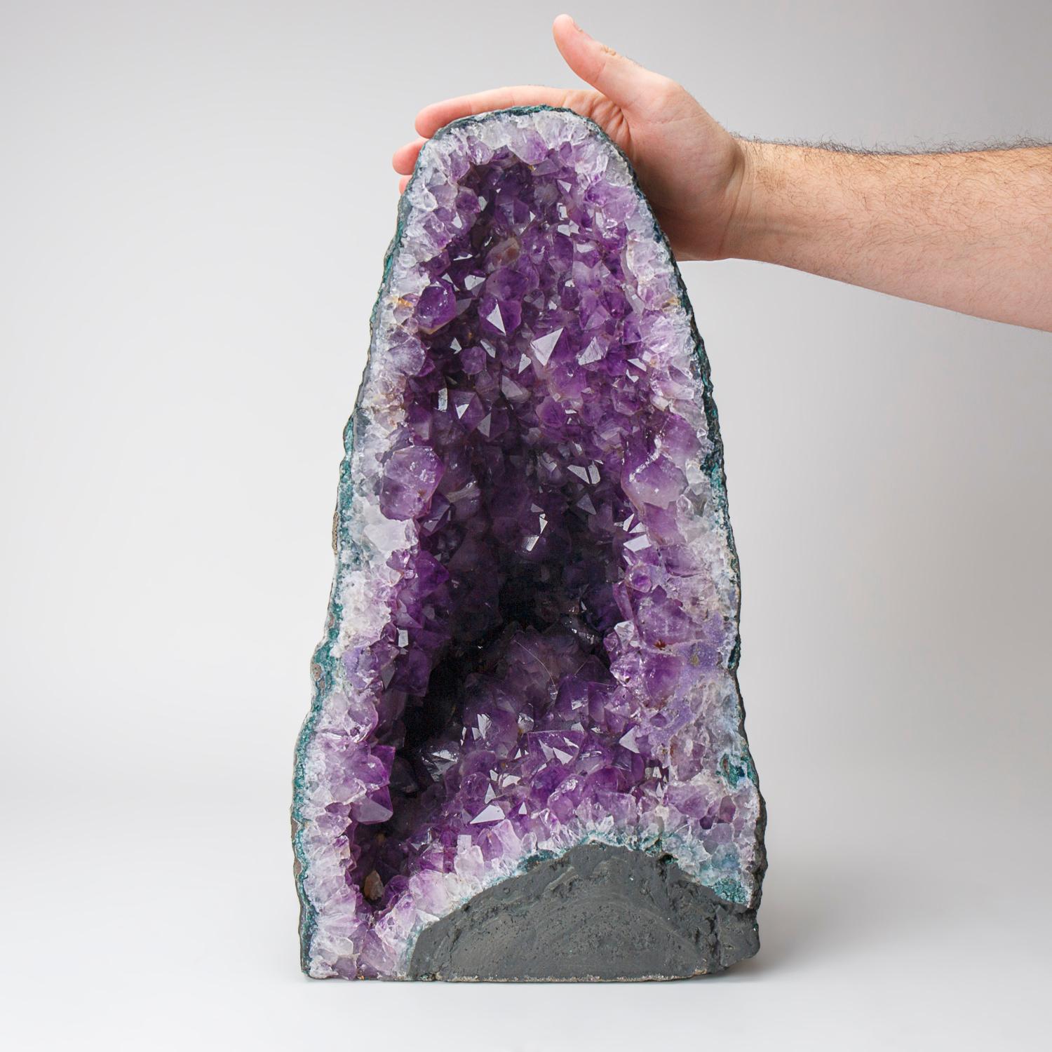 Contemporary Genuine Amethyst Cluster Geode from Brazil (54 lbs) For Sale