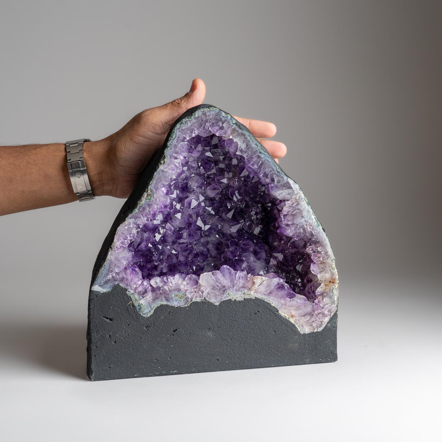 Uruguayano Geode a grappolo di ametista autentica dall'Uruguay (20 libbre) in vendita