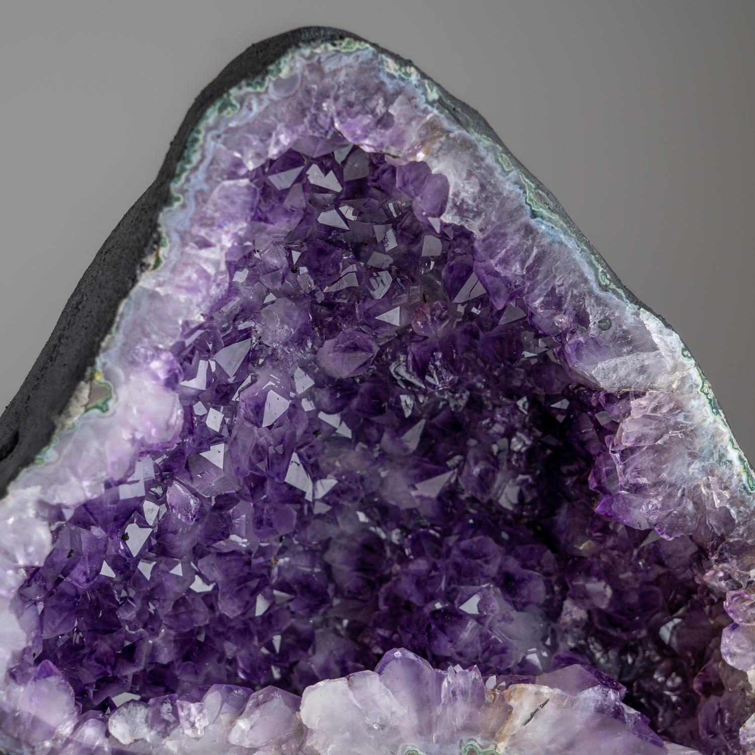 Geode a grappolo di ametista autentica dall'Uruguay (20 libbre) in vendita 1
