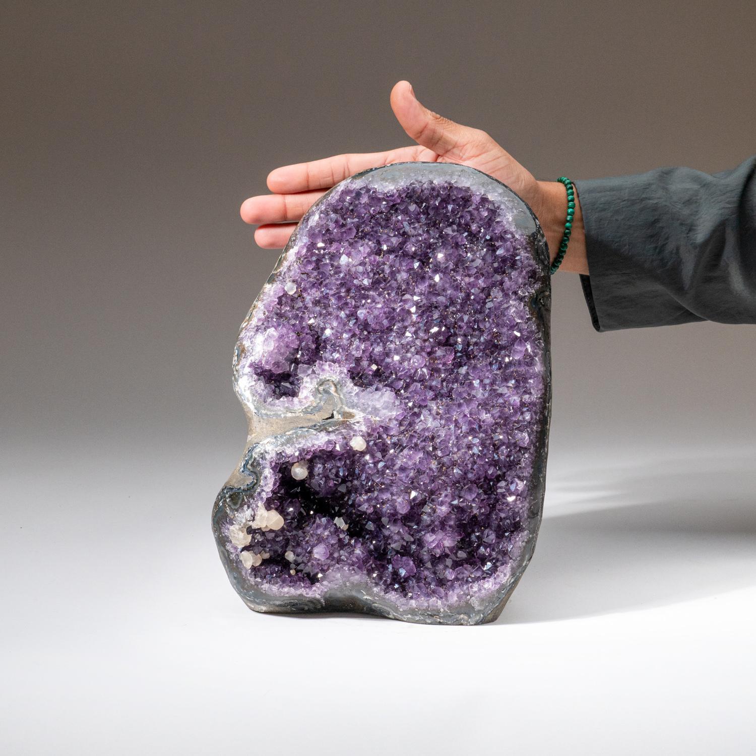 Genuine Amethyst Cluster Geode from Uruguay '20.5 Lbs' For Sale 1