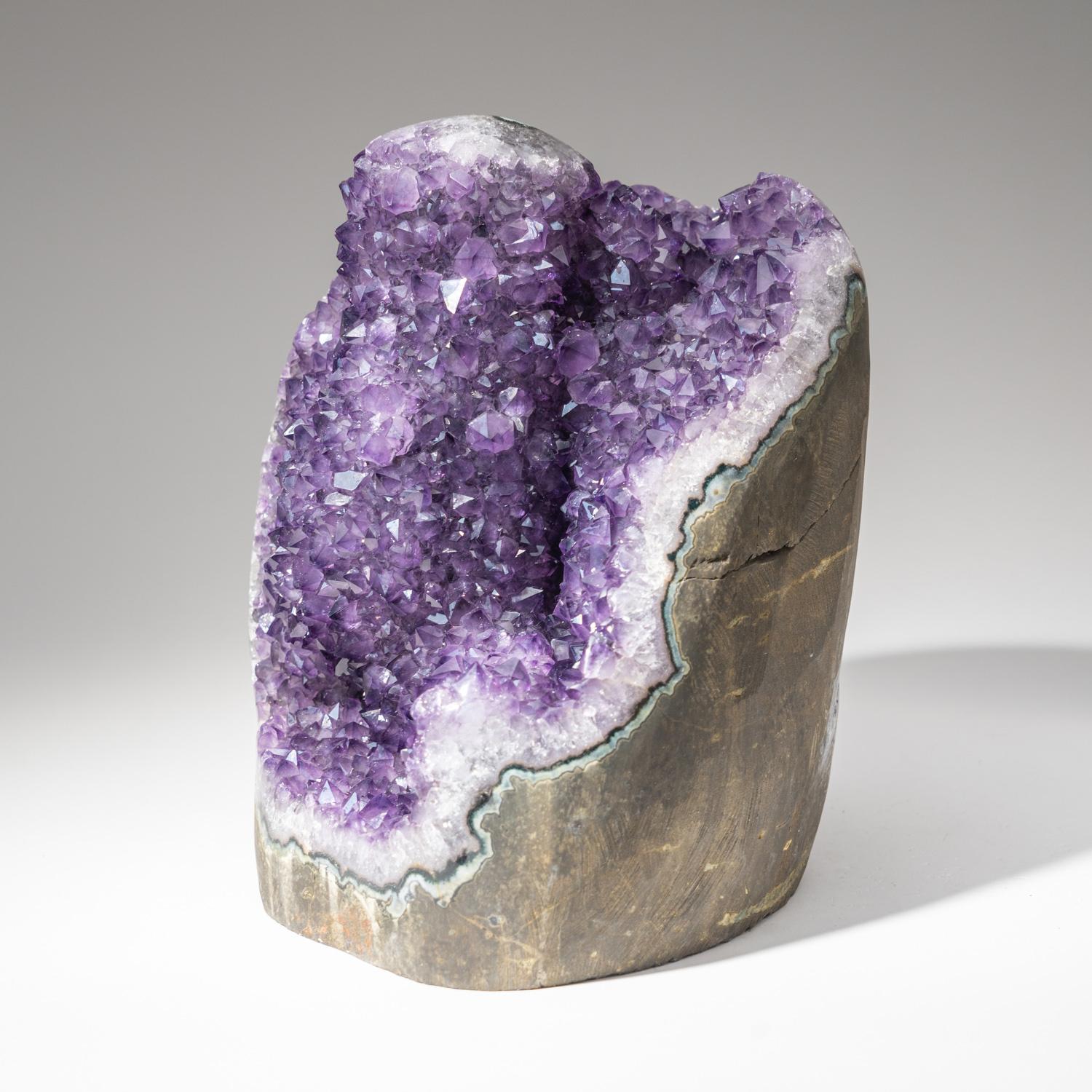 Uruguayan Genuine Amethyst Cluster Geode from Uruguay (21.5 lbs) For Sale