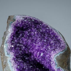 Genuine Amethyst Cluster Geode on Stand from Uruguay (12 lbs)