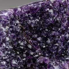 Genuine Amethyst Crystal Cluster on Stand from Brazil (17.5 lbs)