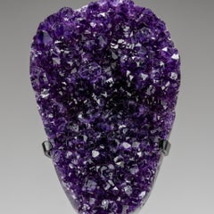 Echter Amethyst-Kristall-Cluster auf Stand aus Brasilien (6 lbs)