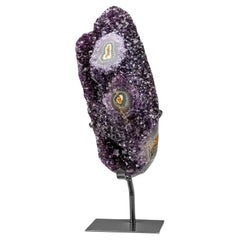 Genuine Amethyst Crystal Cluster on Stand from Brazil (6 lbs)
