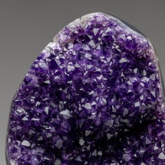 Genuine Amethyst Crystal Cluster on Stand from Brazil (7 lbs)