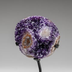 Genuine Amethyst Crystal Cluster on Stand from Brazil (7.5 lbs)