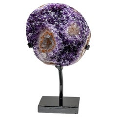 Genuine Amethyst Crystal Cluster on Stand from Brazil (7.5 lbs)