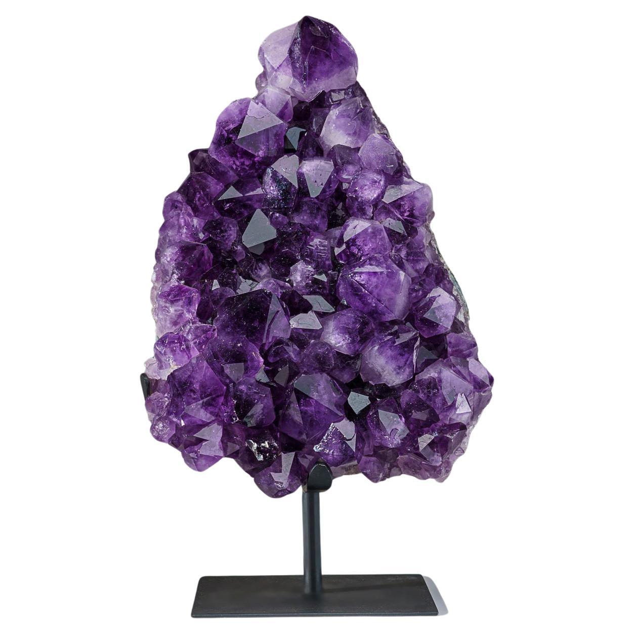 Genuine Amethyst Crystal Cluster on Stand from Uruguay (17.5 lbs)